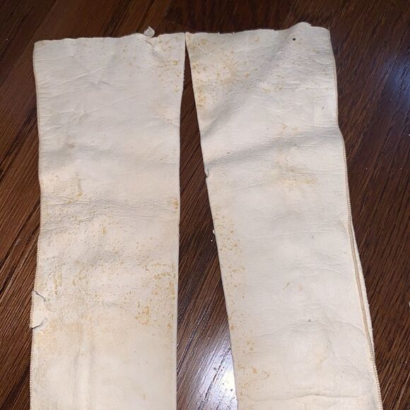 Antique early 1900s women’s leather button gloves - Picture 3 of 9